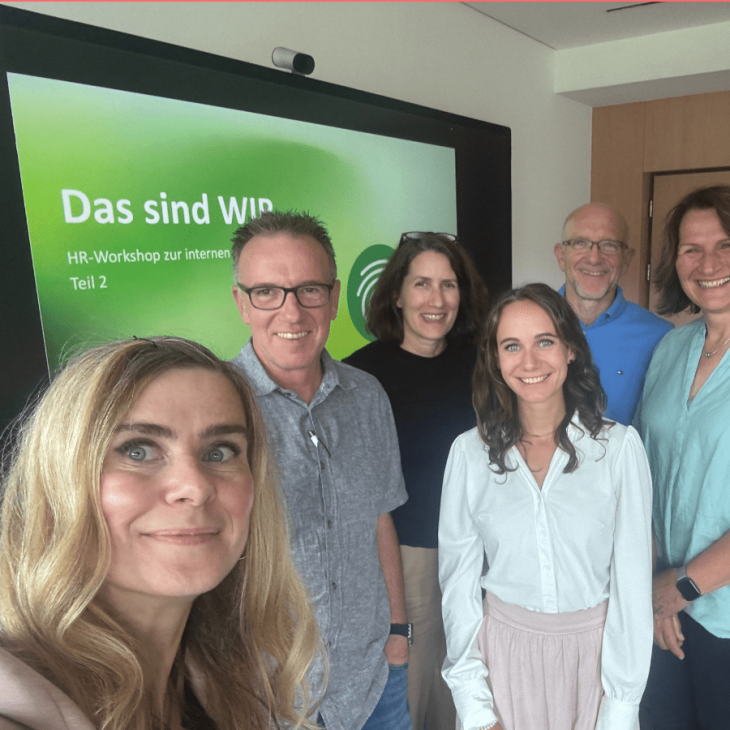 Zusammen mit dem AVU Projektteam